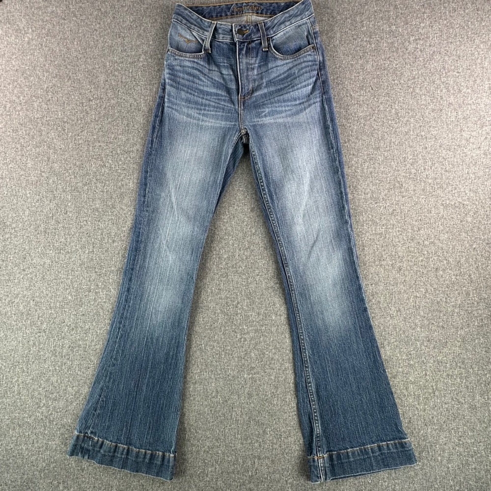 Kimes Ranch Jeans Women 0/32 Jennifer Blue Flare High Rise Excellent